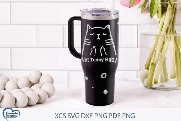 40 Oz Laser Engraved Cat Tumbler Wraps Graphics Review