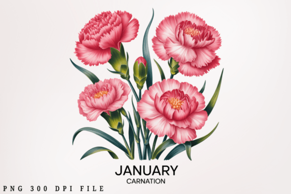 January Carnation Sublimation Design: A Designer's Field Test