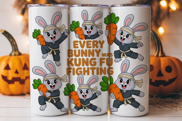 Kung Fu Bunny Tumbler Wrap Graphics Review