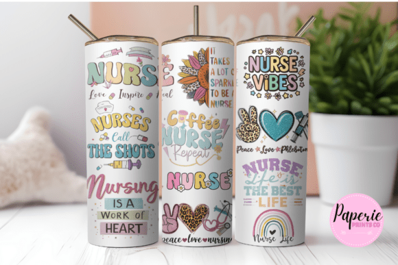 Nurse Tumbler Wrap 20 Oz: Graphics & Tumbler Wraps Review