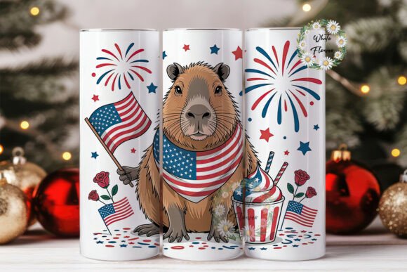 Patriotic Capybara Tumbler Wrap: A Designer's Review