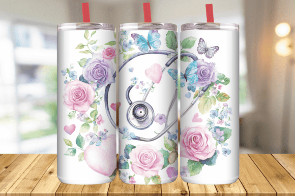 Personalized Nurse Practitioner 20 Oz Graphics for Tumbler Wraps