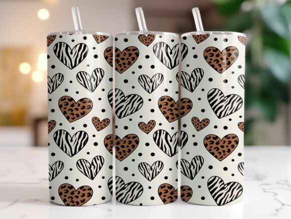 Safari Leopard Hearts Valentine Wrap: Graphics Review