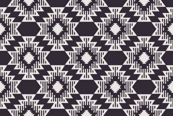 Southwestern Black and White Pattern: Graphics & Patterns for Sellers