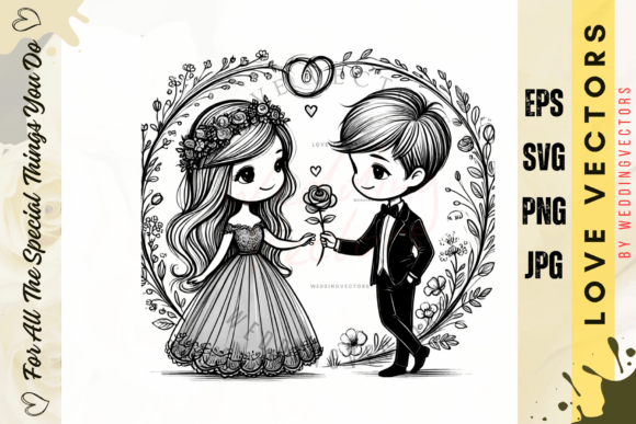 Weddingvectors - 1100179: Graphics & Illustrations